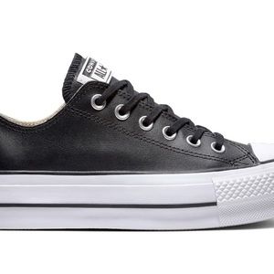 Converse Chuck Taylor All Star Leather Low platform Top hard to find